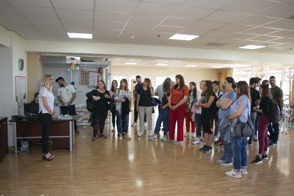 Επίσκεψη φοιτητών Τ.Ε.Ι στο Κ.Α.Α Αρμονία στις 5-Ιουνίου 2019